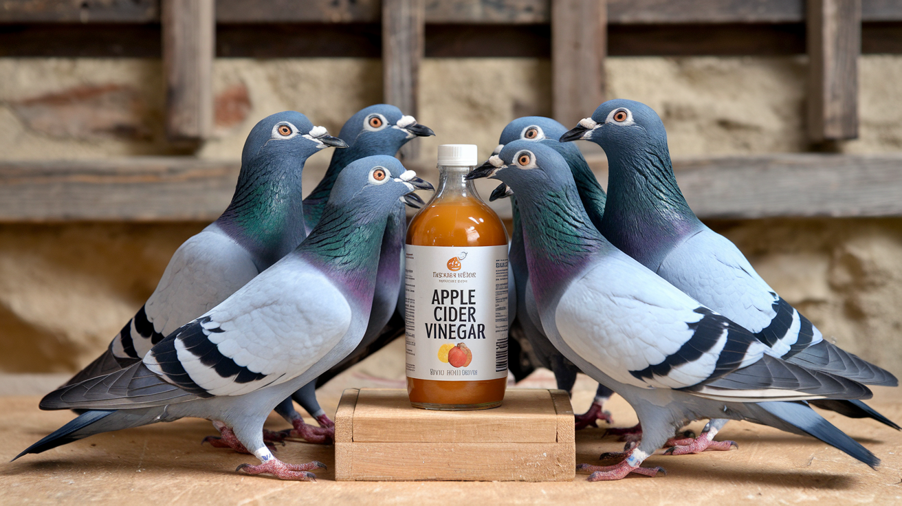 apple cider vinegar for racing pigeons